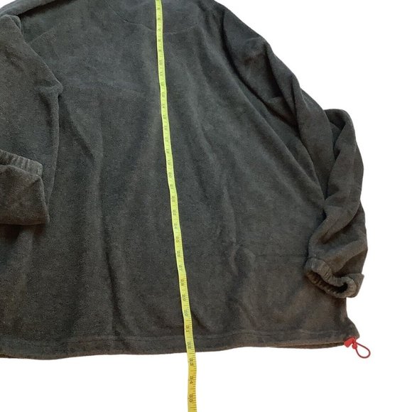 Susquehanna Trail Outfitters Red Black Fleece 1/4 Zip Pullover Mens Size Large - Picture 5 of 9